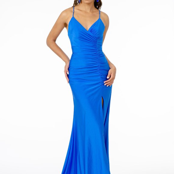 GLS Collective Dresses & Skirts - V-Neck Mermaid Shape Evening Dress GSGL1816